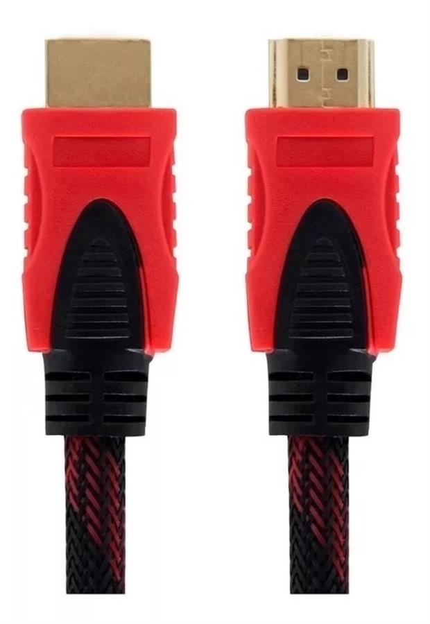 Cable Hdmi Mts Mallado Fichas Oro