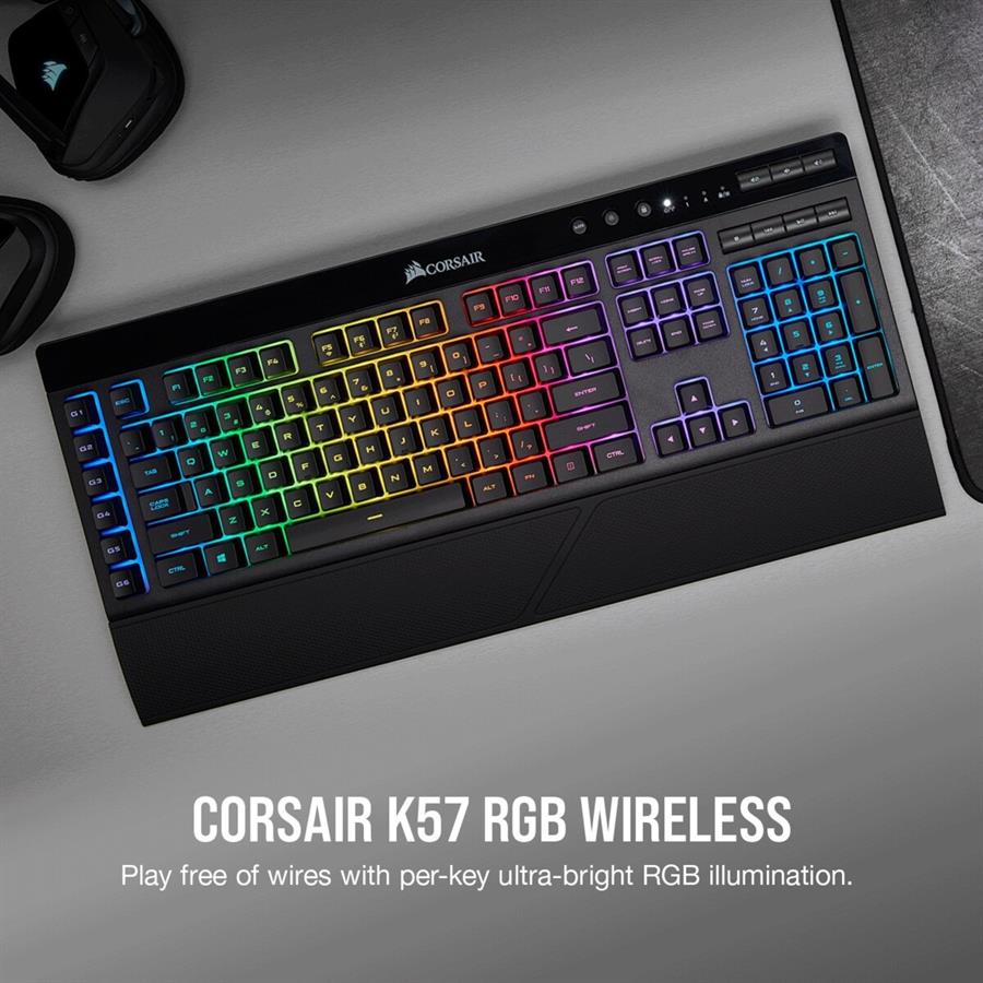 Teclado Corsair K57 Rgb Wireles Gaming Español