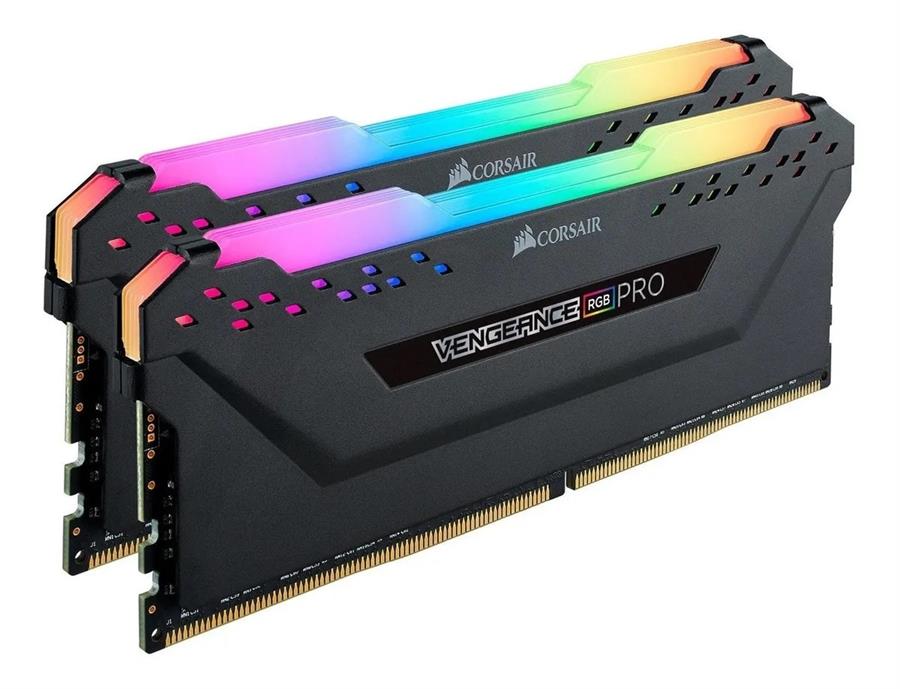 Memoria Ram Corsair 16Gb 2x8Gb 3200Mhz Ddr4 Vengeance Pro Rgb Black