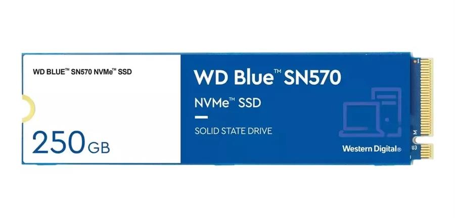 Disco SSD WD Blue SN570 250GB M2 WDS500G3B0C