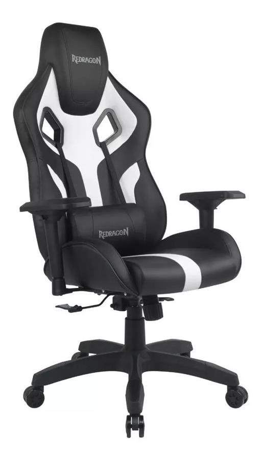 Silla Gamer Redragon Capricornus C502 Negra Blanca