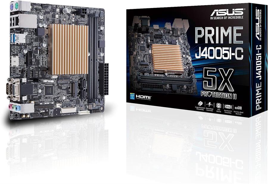 Kit Motherboard + Micro ASUS Prime J4005I-C Mini ITX