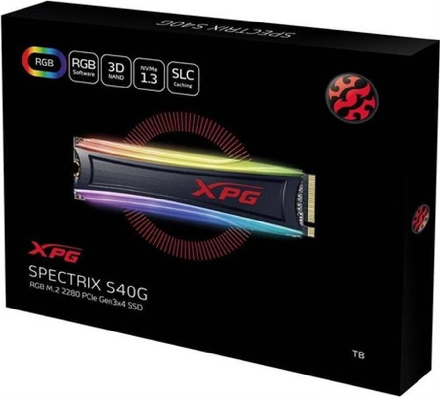 Disco Solido Interno XPG Spectrix S40G 256GB  RGB