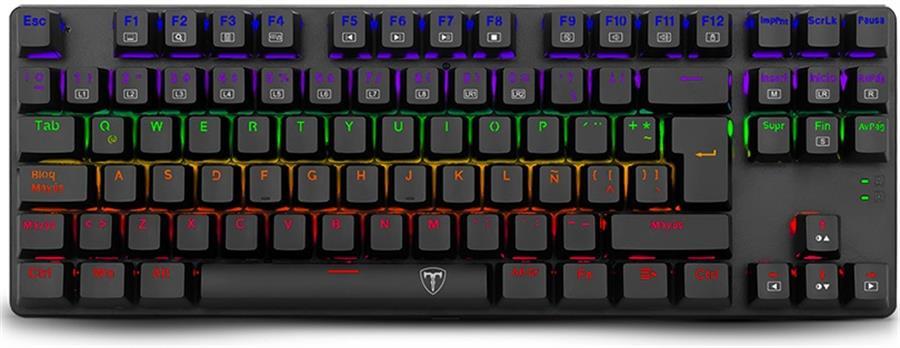 Teclado T-dagger Bora T-TGK313-BL Swtich Blue Rainbow