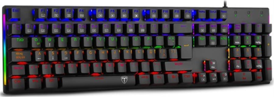 Teclado Mecanico T-Dagger Naxos Rainbow T-tgk310 Blue