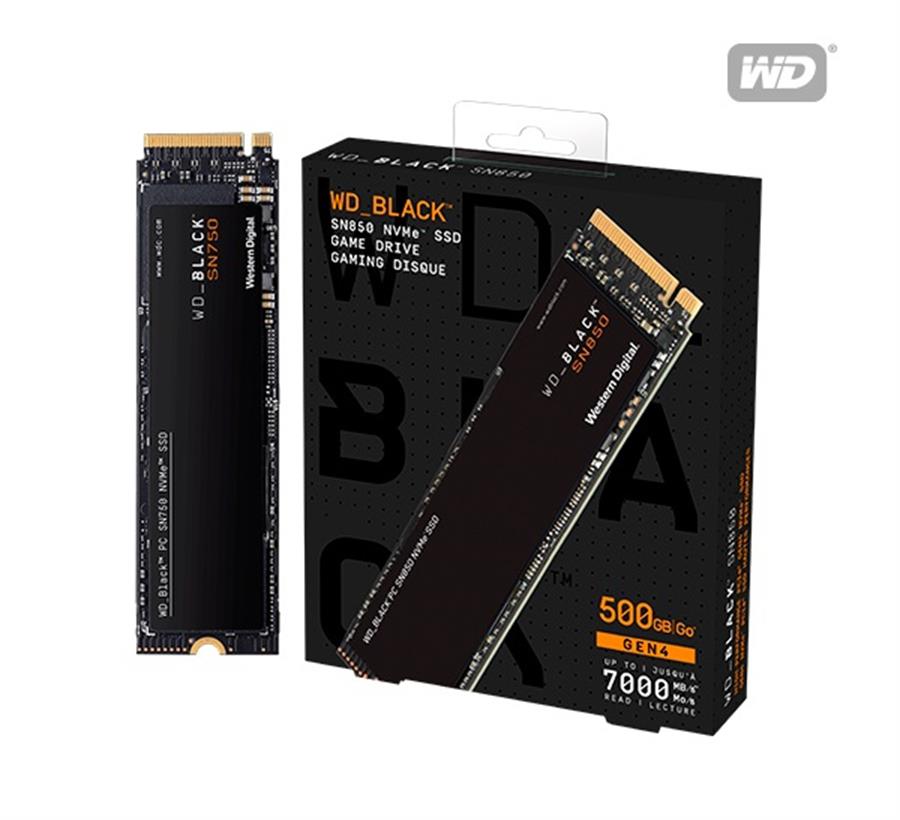 Disco Ssd Wd Black SN850 500Gb Gen4 Nvme