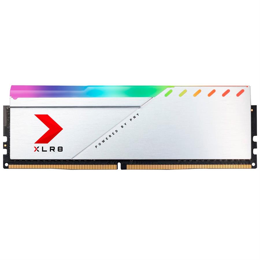 MEMORIA RAM PNY XLR8 RGB GAMING SILVER 8GB 3200MHZ