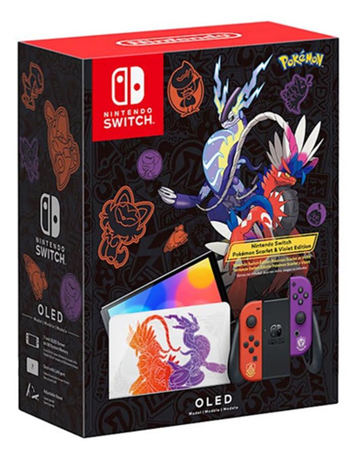 Consola Nintendo Switch OLED Pokemon Scarlet y Violet Edition