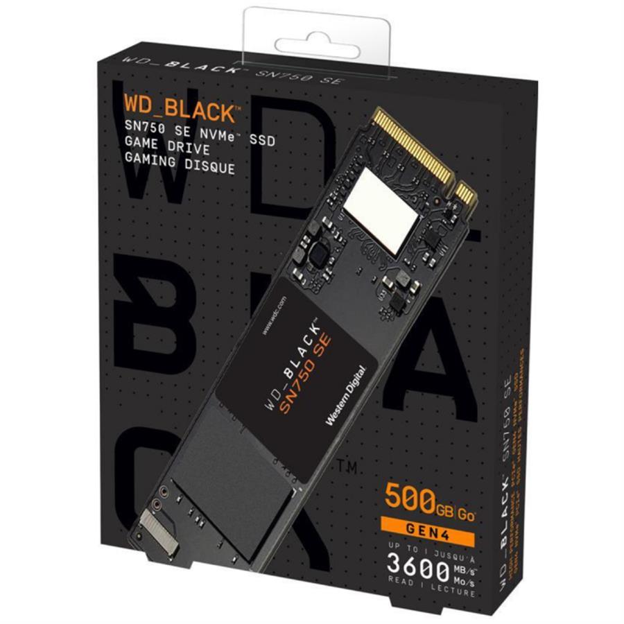 Disco Ssd Wd Black SN750SE 500Gb GEN4 Nvme