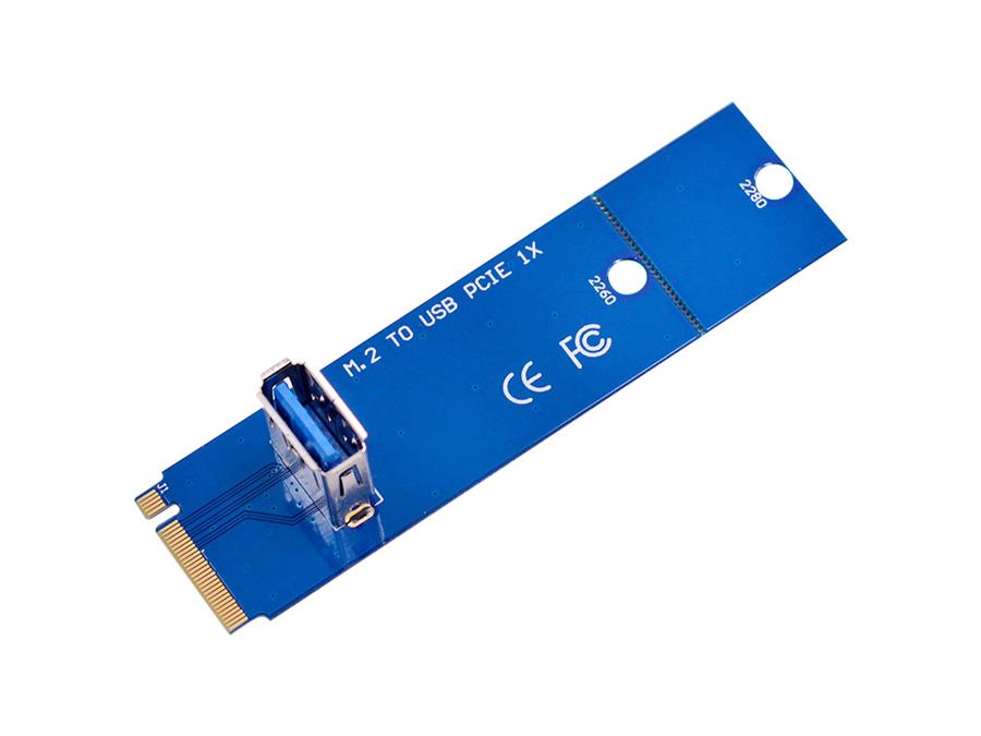 Adaptador de M.2 a USB 3.0 PCIe para riser