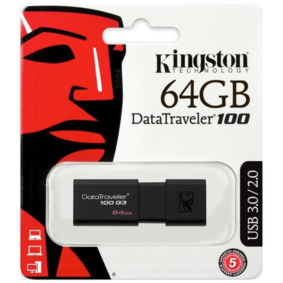 Pendrive Kingston 64Gb Datatraveler100