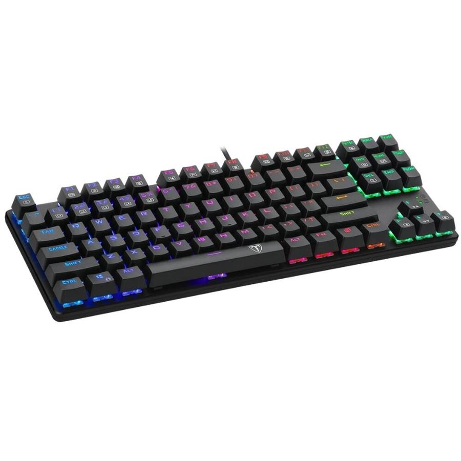 Teclado T-dagger Bora Black Switch Red RGB T-tgk315-rd