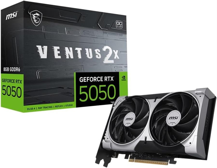 Placa de video RTX 5050 8GB Msi Ventus 2x OC