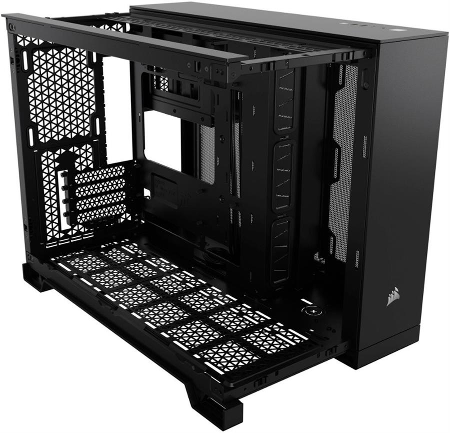 Gabinete Corsair 2500X TG Black Mid tower Negro