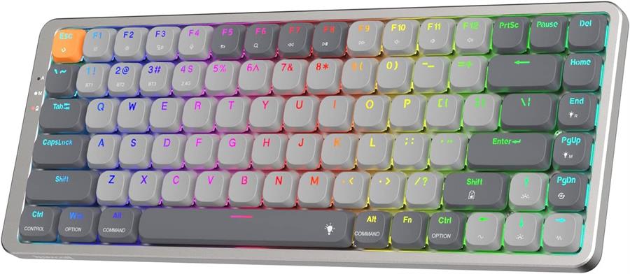 Teclado Redragon Azure Low profile Wireless SW Red K652GG-Rgb-Pro