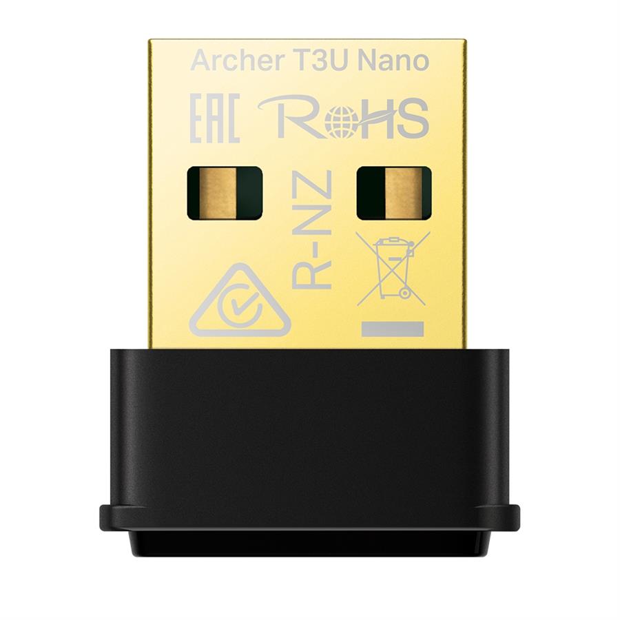 Adaptador Wifi Red usb Tp Link Archer Nano T3U AC1300 Dual band