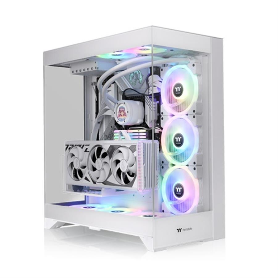 Gabinete Thermaltake Cte E550 TG Snow Mid E-Atx