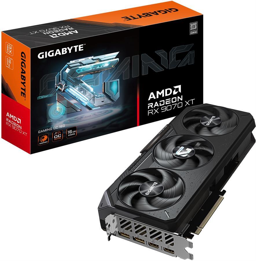 PLACA DE VIDEO RADEON RX 9070 XT GIGABYTE 16GB GAMING OC