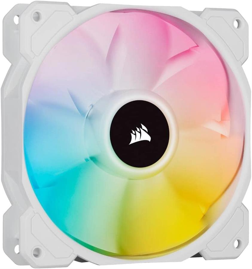 Fan cooler Corsair iCUE SP120 RGB Elite White Blanco