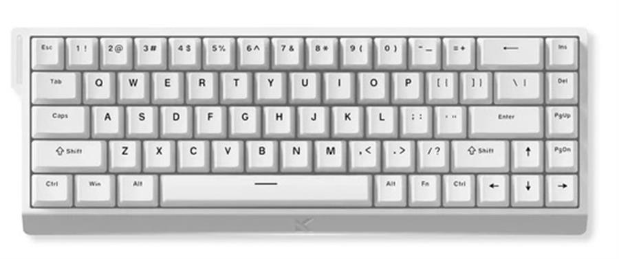 Teclado MCHOSE Ace 68 Ice Blue Magnetic Switch White
