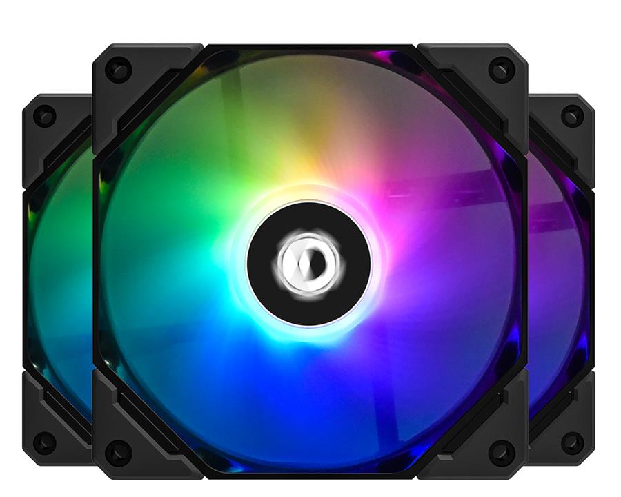 Fan Cooler Id-cooling TF 12025 Argb trio Black 120mm x3