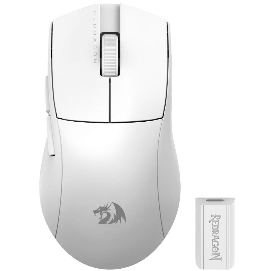 Mouse Redragon K1ng King Pro Wireless White M916P-PRO-4K Blanco