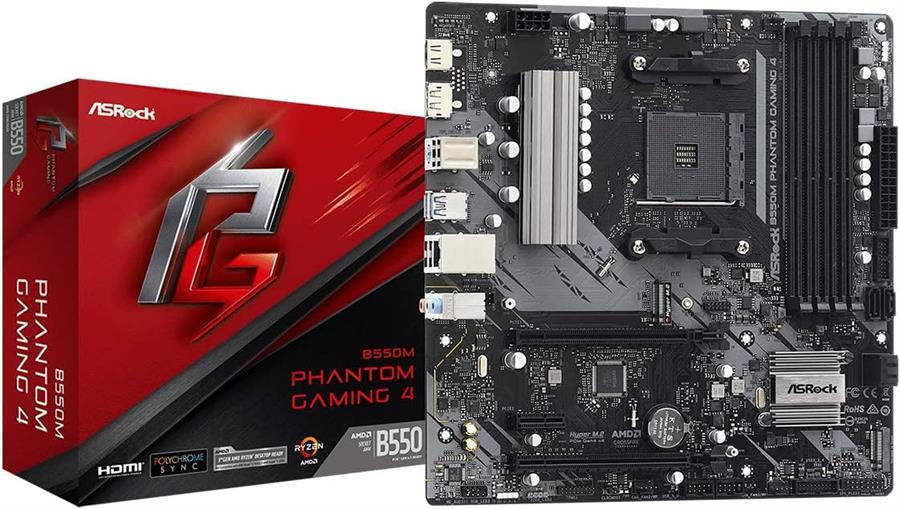 MOTHERBOARD ASROCK B550M PHANTOM GAMING 4