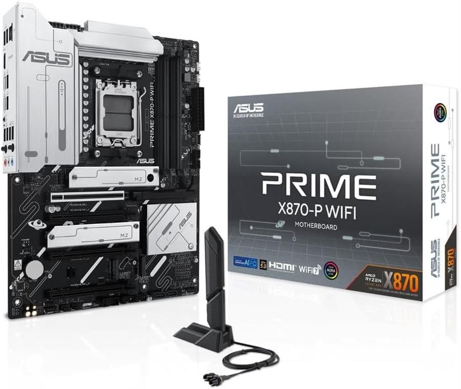 MOTHERBOARD ASUS PRIME X870-P WIFI AM5 DDR5 AMD
