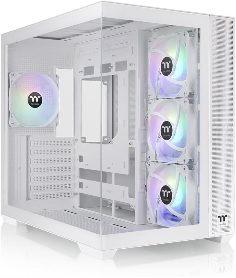 Gabinete Thermaltake View 380 Mid tower TG ARGB Snow white