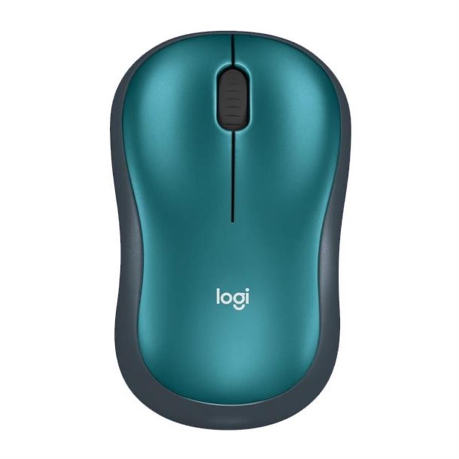 MOUSE LOGITECH M185 WIRELESS BLUE COLOR AZUL
