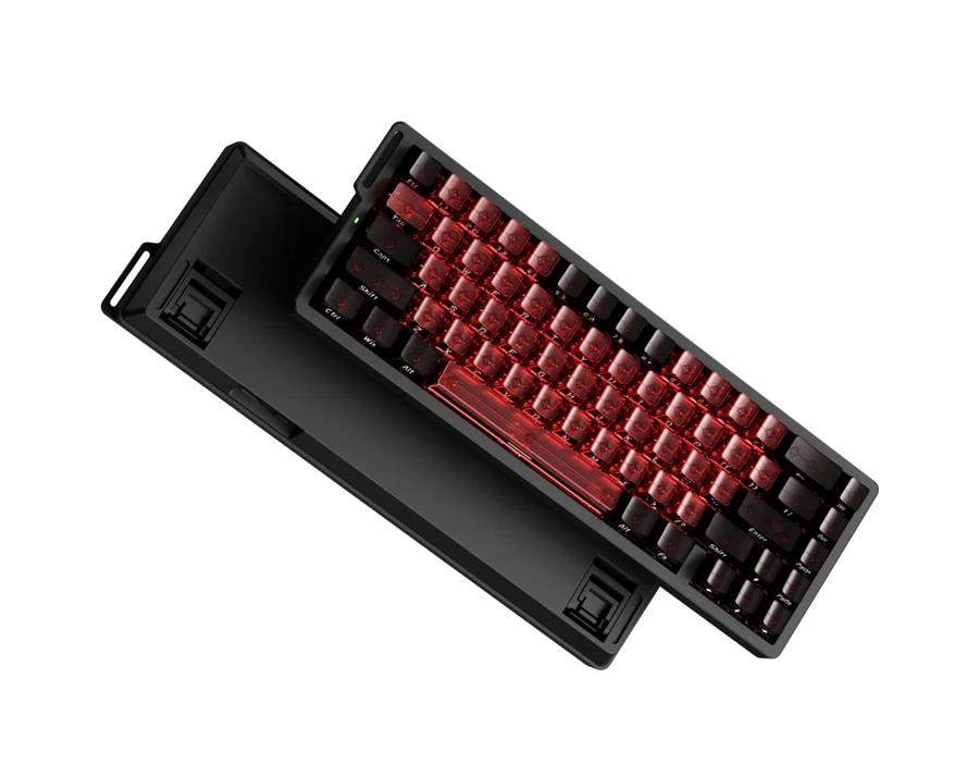 Teclado Magnetico Eweadn ZAP68 Ultra 8K HE Red Wired
