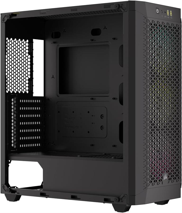 Gabinete Corsair 480T RGB Airflow TG Black Mid tower