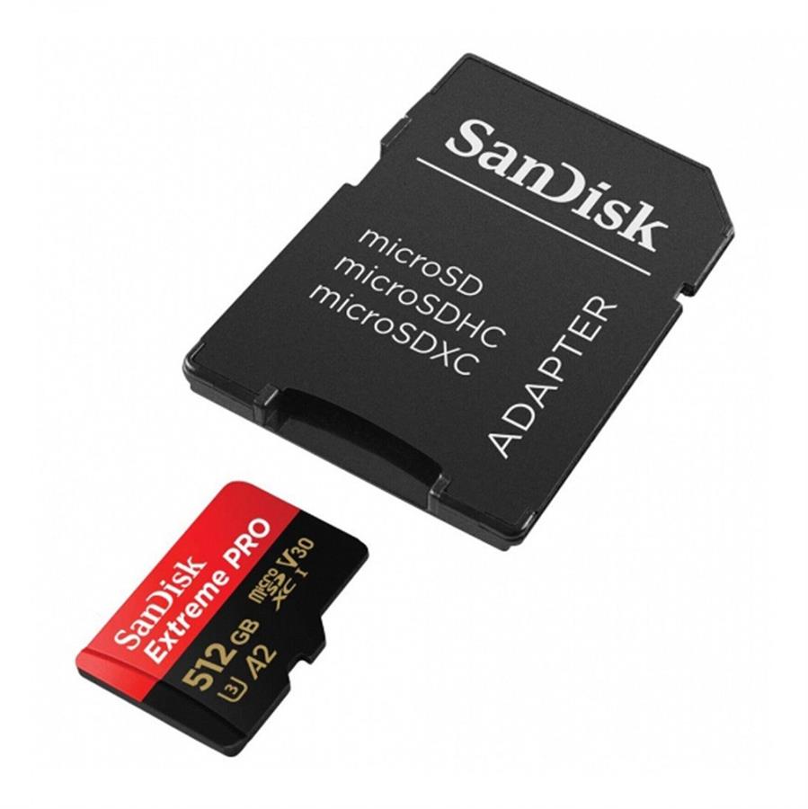 Memoria MicroSD Sandisk Extreme 512gb UHS-I A2 C/ADAP-SD