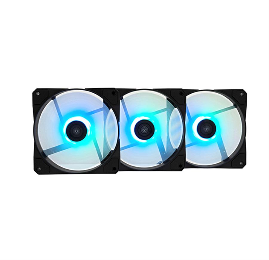 FAN COOLER EVOLABS CRYOFAN X3 12 ARGB PACK + HUB