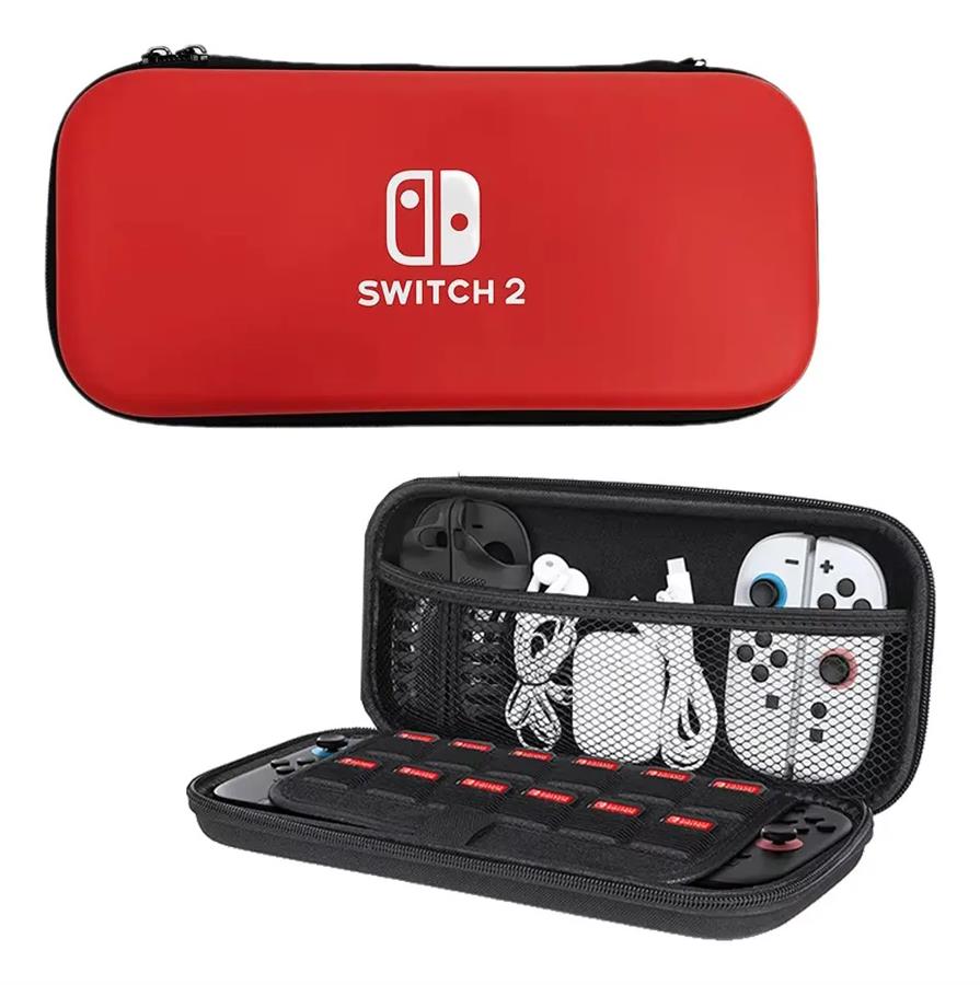 Funda Case Estuche Nintendo Switch 2 NSW2 Rojo