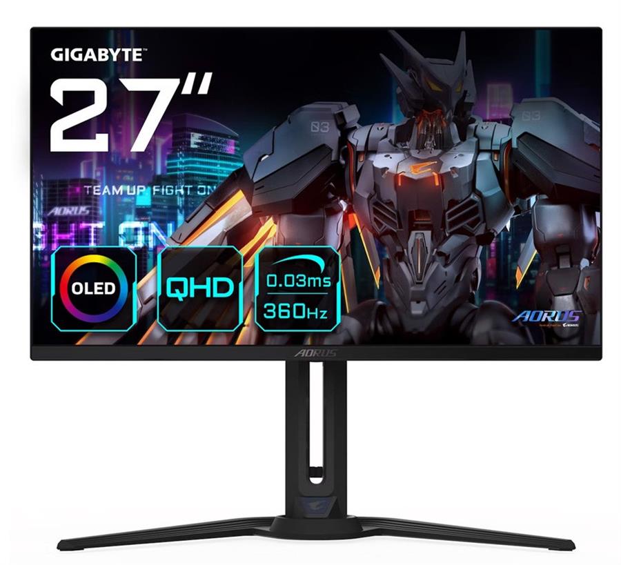 Monitor Gigabyte Aorus FO27Q3 QD-OLED 27" 2K QHD 360Hz