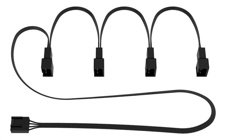 Cable Adaptador divisor Splitter 1 A 4 PWM Fan cooler