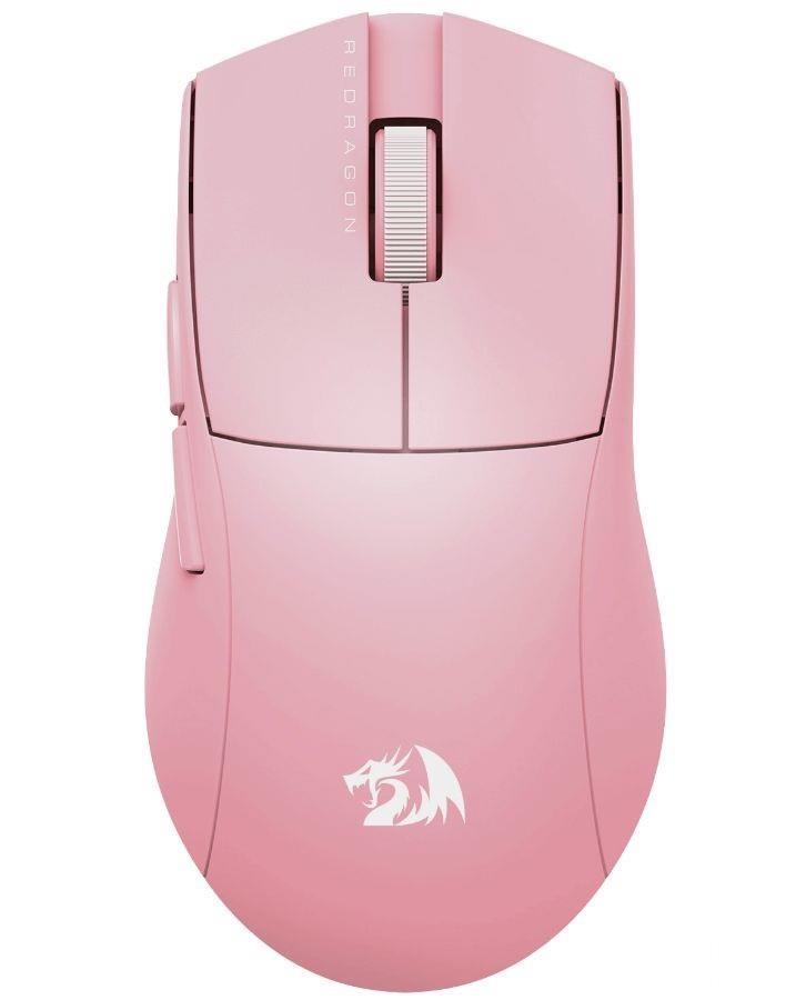 MOUSE REDRAGON K1NG KING PRO WIRELESS PINK M916P-PRO 1K HZ ROSA