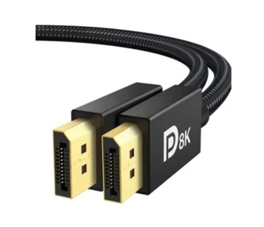 CABLE DISPLAYPORT 1.4 8K ULTRA ALTA DEFINICIÓN 2 MTS