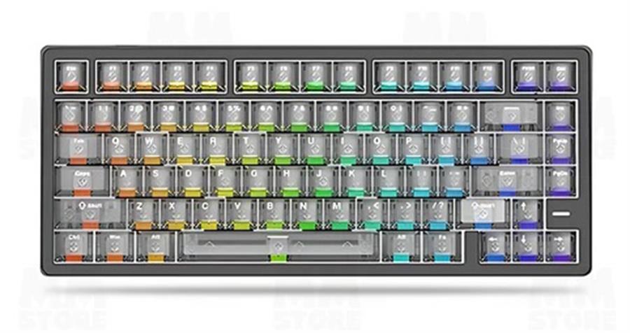 Teclado Irok Mars75 Pro Black Magnetico Switch Wired