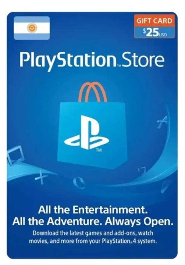 Psn Card $25 Usd Arg