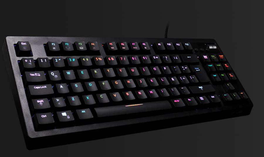 Teclado Mecanico VSG Quasar Negro Switch Blue 80 TKL