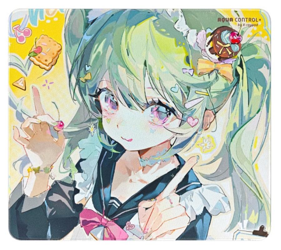 Mouse Pad X-Raypad Aqua Control Plus Mint Yellow 360x300mm