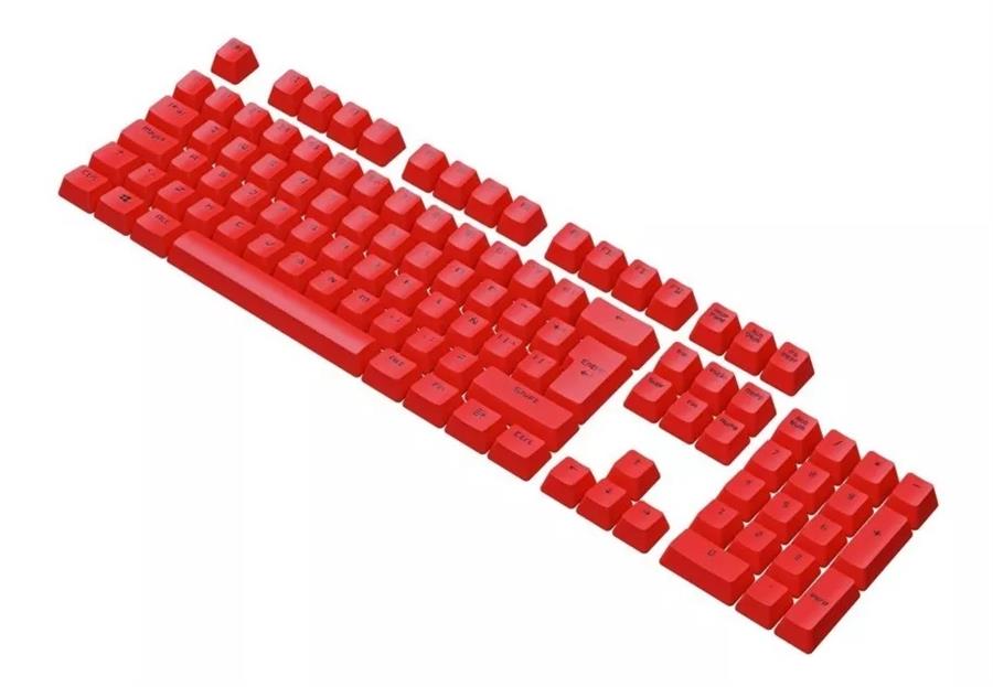 Kit 105 Teclas Keycaps VSG Stardust Red Rojo