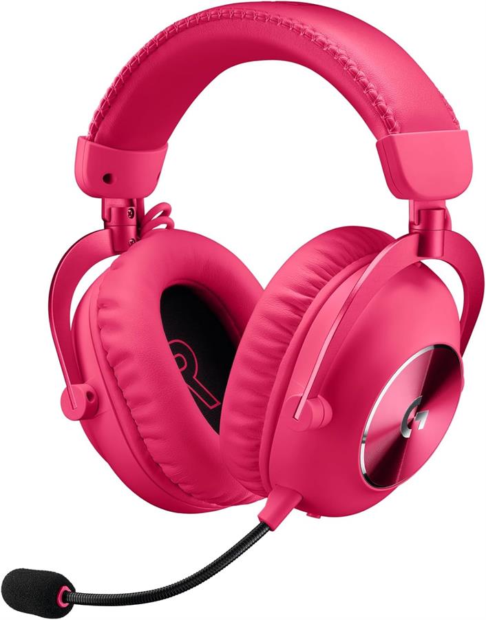 Auricular Headset Logitech PRO X 2 Magenta Lightspeed Wireless