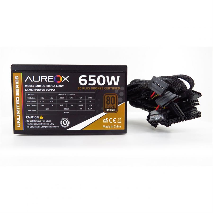 Fuente Aureox 650W 80+ Bronze