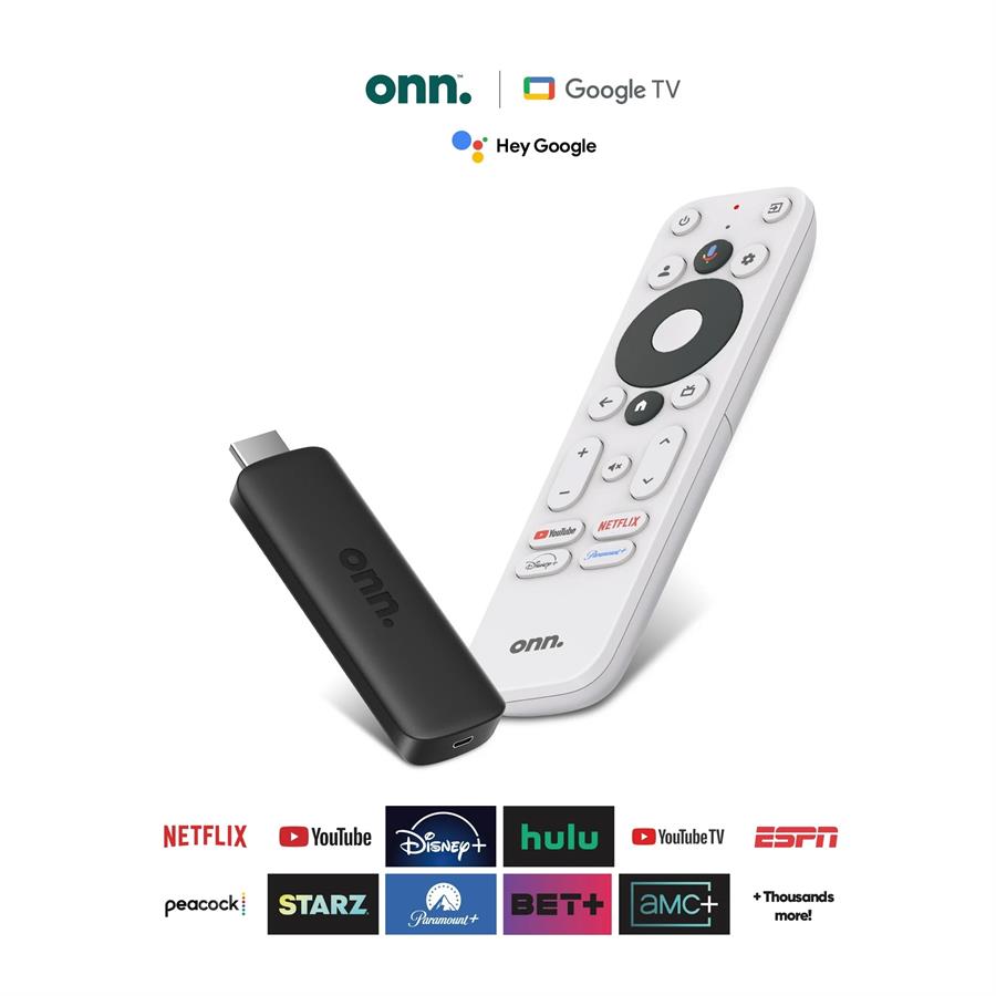 Onn. Google TV FHD Streaming Device Control remoto