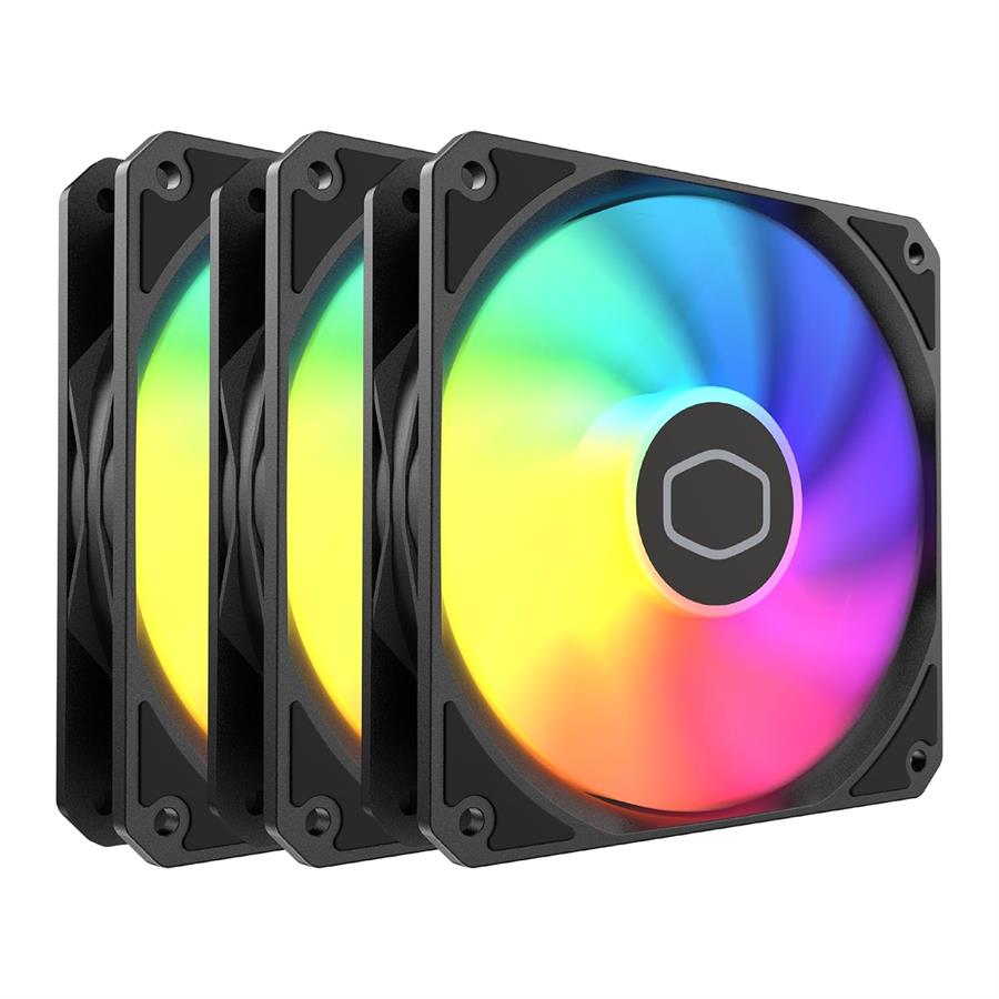 Fan Cooler Master 120mm x3 Pack MasterFan MF120 lite aRGB