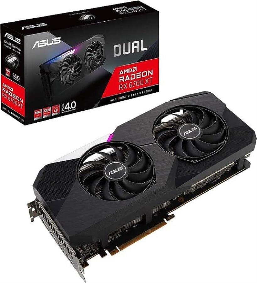 Placa de Video Asus Dual Rx 6700 Xt - Outlet