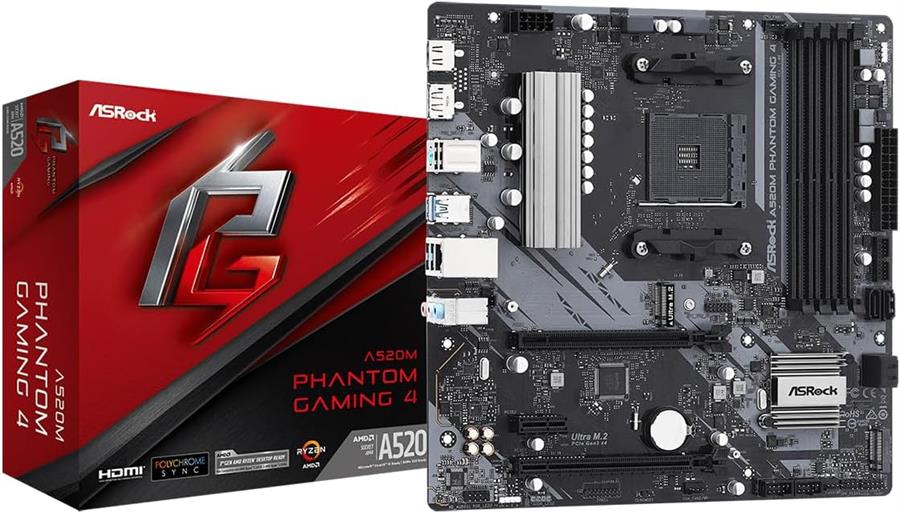 Motherboard Asrock A520M Phantom Gaming 4 AM4